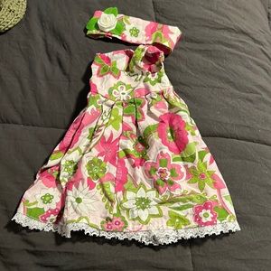 American girl, doll dress and headband